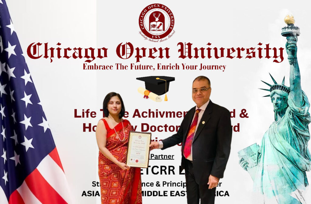 Life time achievement Awards chicago open university